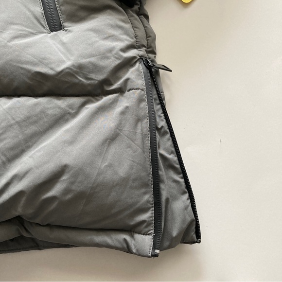 DKNY Womens Hooded Parka Puffer Jacket Small Grey NWT - Picture 6 of 15